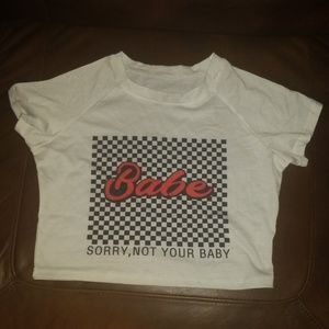 Cropped Babe Tshirt